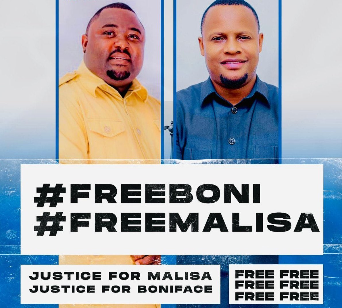 Retweet ifike mbali #FREEBON #FREEMALISA