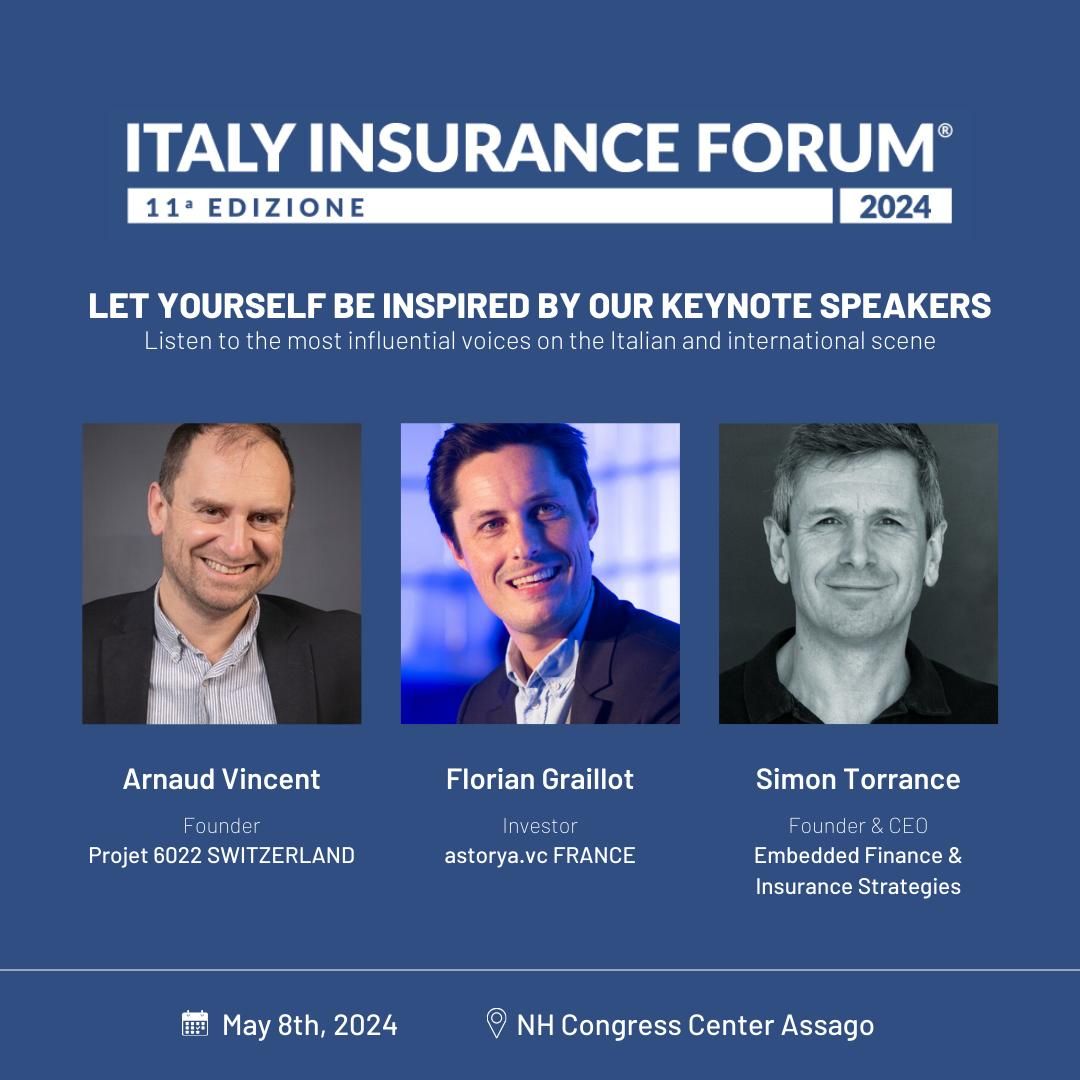 matteorizzi's tweet image. Vi aspetto l’8 Maggio per questo evento da non perdere al Congress Center di Assago Milanofiori Forum!

@simon_torrance, @FGraillot, Arnaud Vincent 👏 
I posti sono limitati, ikn.it/italy-insuranc… per iscriverti!

#ikn #ItalyInsuranceForum #advocacy #insurance #assicurazioni