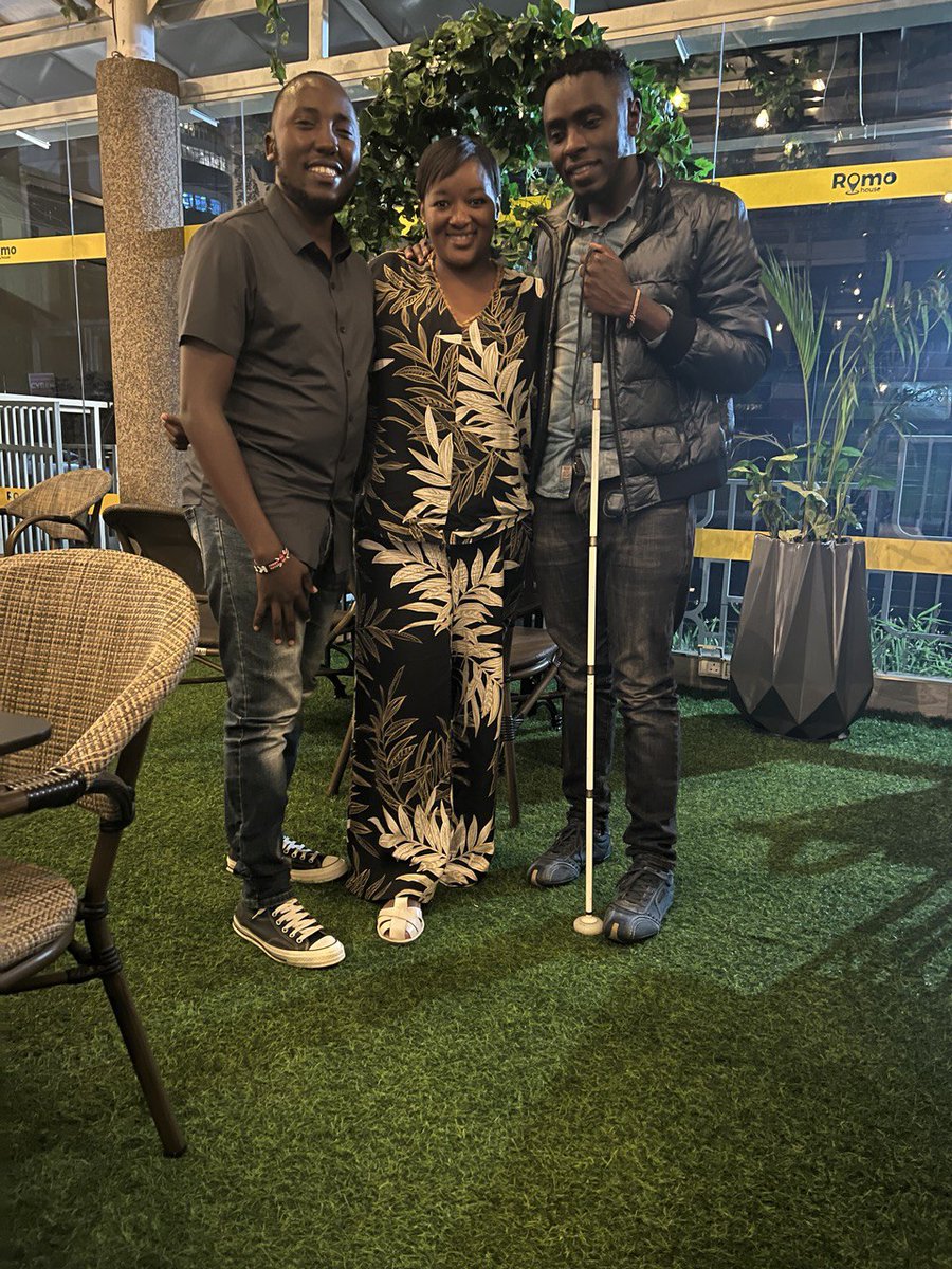 Wholesome people make a wholesome world. Here I am with @danny_gatura of @acemobilityke and Madam Lareto from SA as we explore aspects touching leadership and inclusivity.