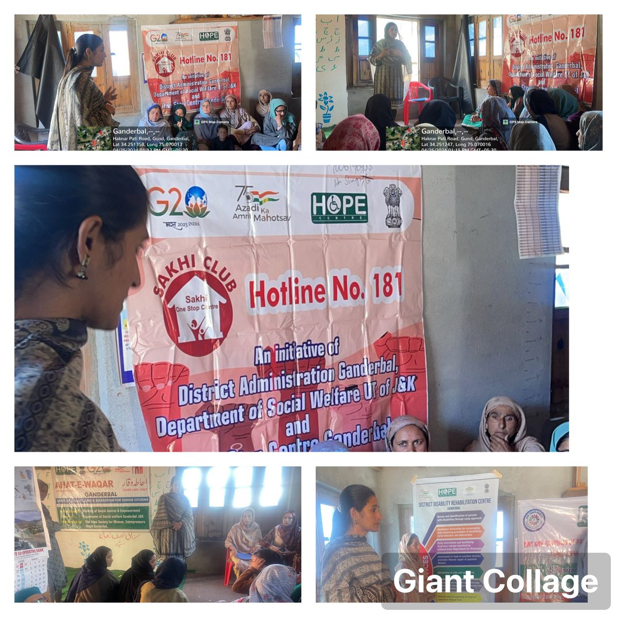 Kudos to the One Stop Centre in Ganderbal for organizing an impactful awareness camp at Anganwadi centre Haknar, Kangan. With over 60 participants, the event highlighted crucial services for women, including shelter and counseling for those affected by domestic violence.  #sakhi
