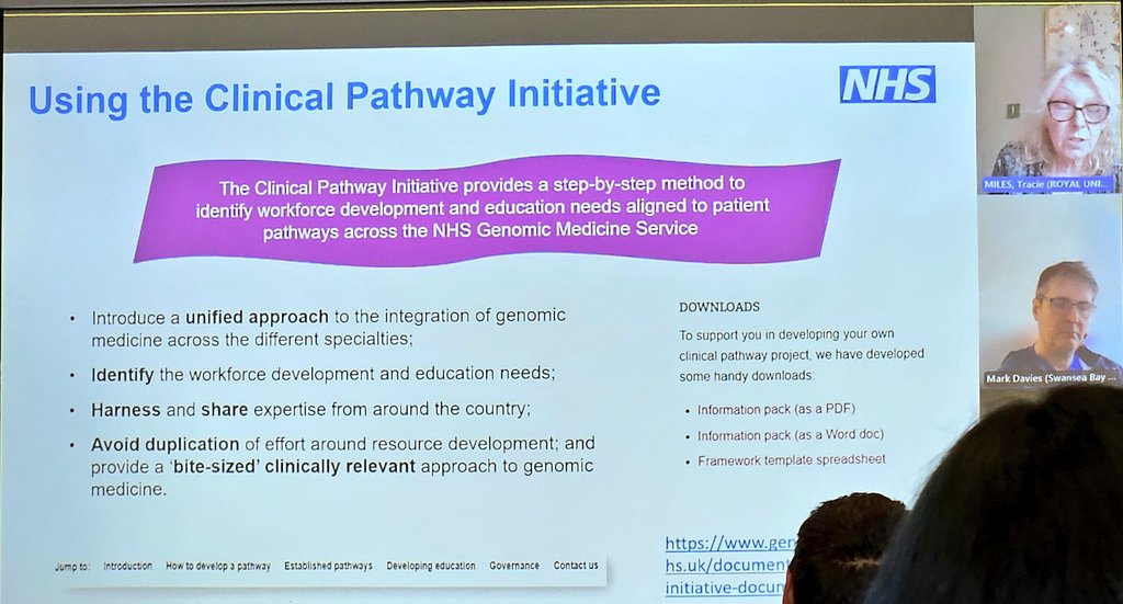 Excellent talk from Dr Tracie Miles, Associate Dir. Nursing & Midwifery, South West GMSA @SWGLH @SWGenomics on 'Nurse-led embedding of genomic testing in the diagnostic breast cancer pathway' at today's @WalesCancerNet Genomics Education Event #cancernetworkgenomics @MedGenWales