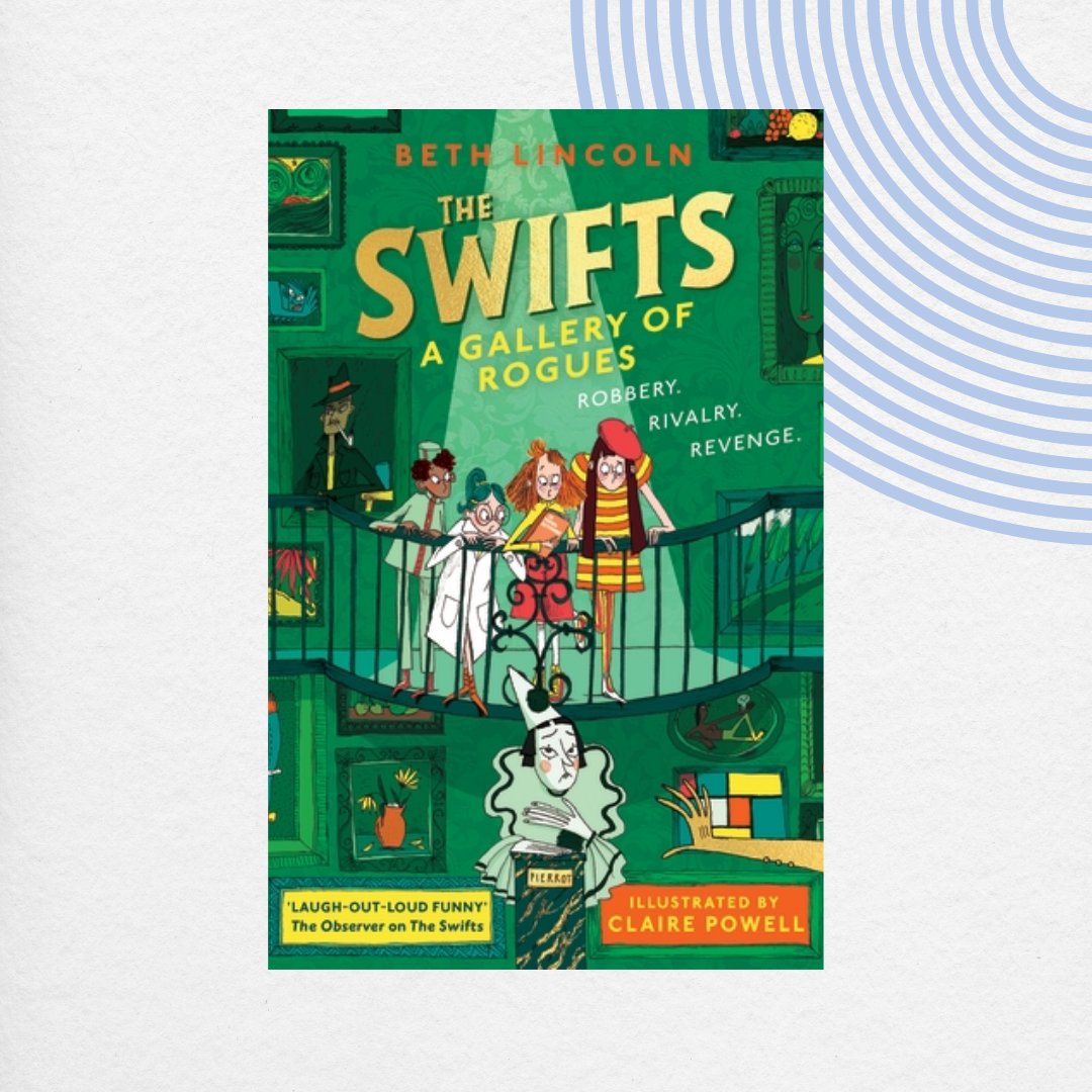 Exciting news 📢 @bethatintervals has followed up her category winning book with a second novel in The Swifts series! The Swifts: A Gallery of Rogues will be published on the 22nd August 🤩