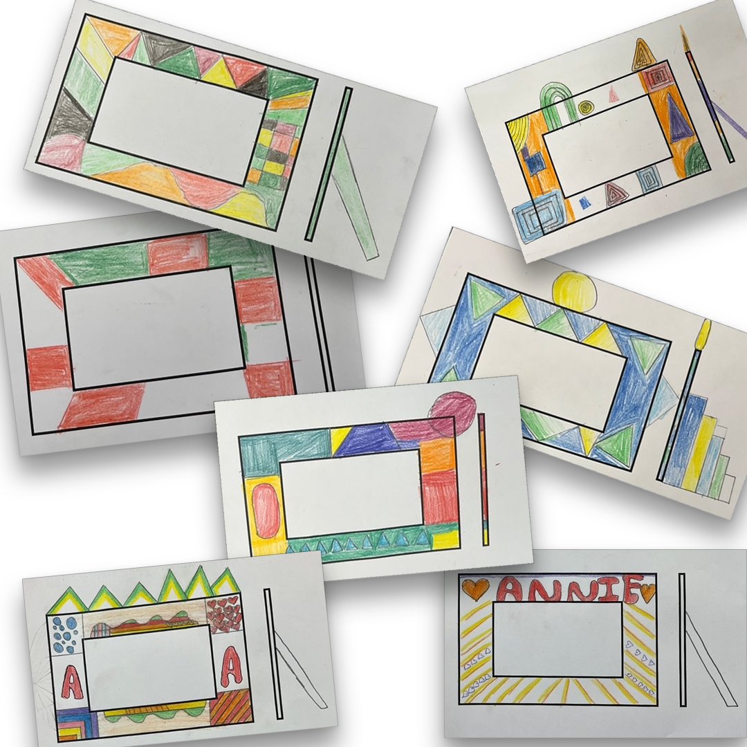 🛠️DT news- Here are some super examples of photo frame design ideas inspired by the “Mephis” design movement. Students will next learn how to translate their designs into 2D Design before Mr Nesbitt laser cuts their final product. We can't wait to see the finished frames!