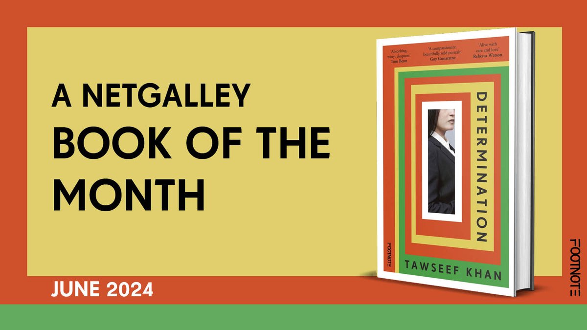 . @itsmetawseef's incredible debut #Determination has been picked as a @netgalley Book of the Month! 'Brilliantly written, honest and empathetic' Request your copy now: netgalley.co.uk/catalog/book/3…