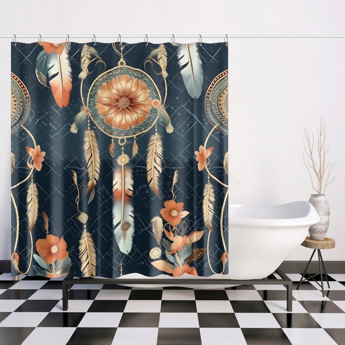 Bring beauty to your bath with Dreamcatcher Shower Curtain 🌹🚿 Discover elegance—link in bio to shop!#BathroomDecor #BathroomMakeover #ShowerCurtains #BathTime #BathroomStyle #BathroomDetails #LuxuryBathroom #BathroomInspo #ShowerDecor #WaterproofDecor
 showercurtainco.com/products/171-q…