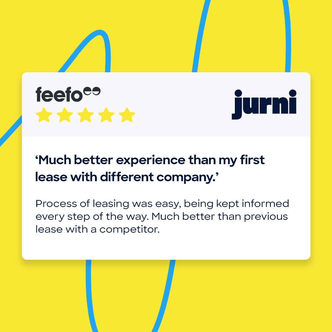 Thank you for the 5-star @Feefo_Official review! 🌟

For a hassle-free leasing experience, check out our latest deals 👉 jurnileasing.co.uk/special-offers

#CarLeasing #VehicleLeasing #Leasing