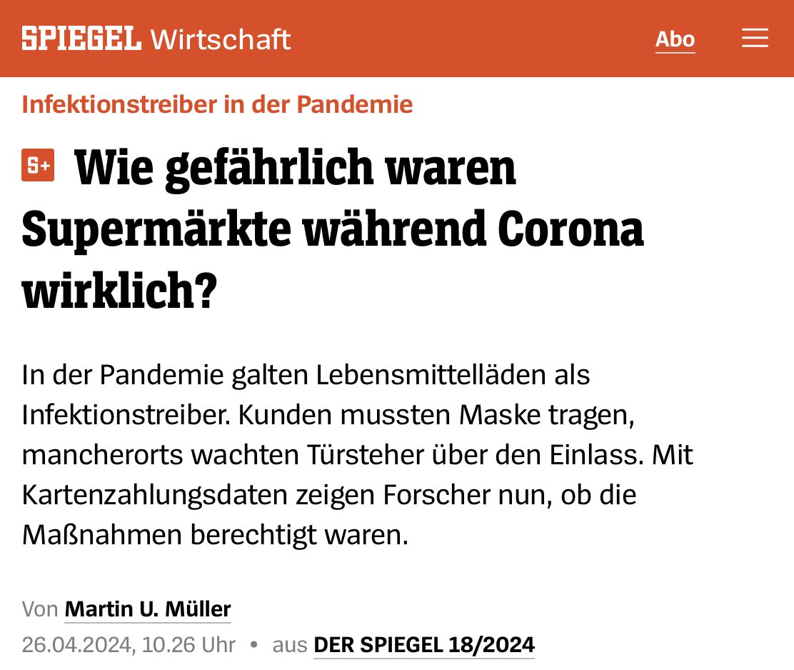 Haben Kassierende in Supermärkten überlebt? Natürlich waren sämtliche 'Corona-Massnahmen' und Zutrittsbeschränkungen im Einzelhandel (bis hin zum Aussperren ungeimpfter Menschen) epidemiologisch nutzlos! #RichtigErinnern