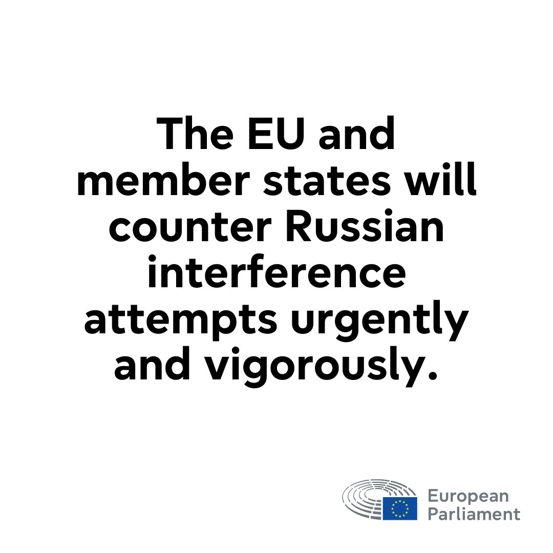 The European Parliament wants EU and national leaders to take urgent action to counter Russian interference both within its institutions and throughout the Union ahead of the European elections on 6-9 June. Read more: europa.eu/!jTTbC8