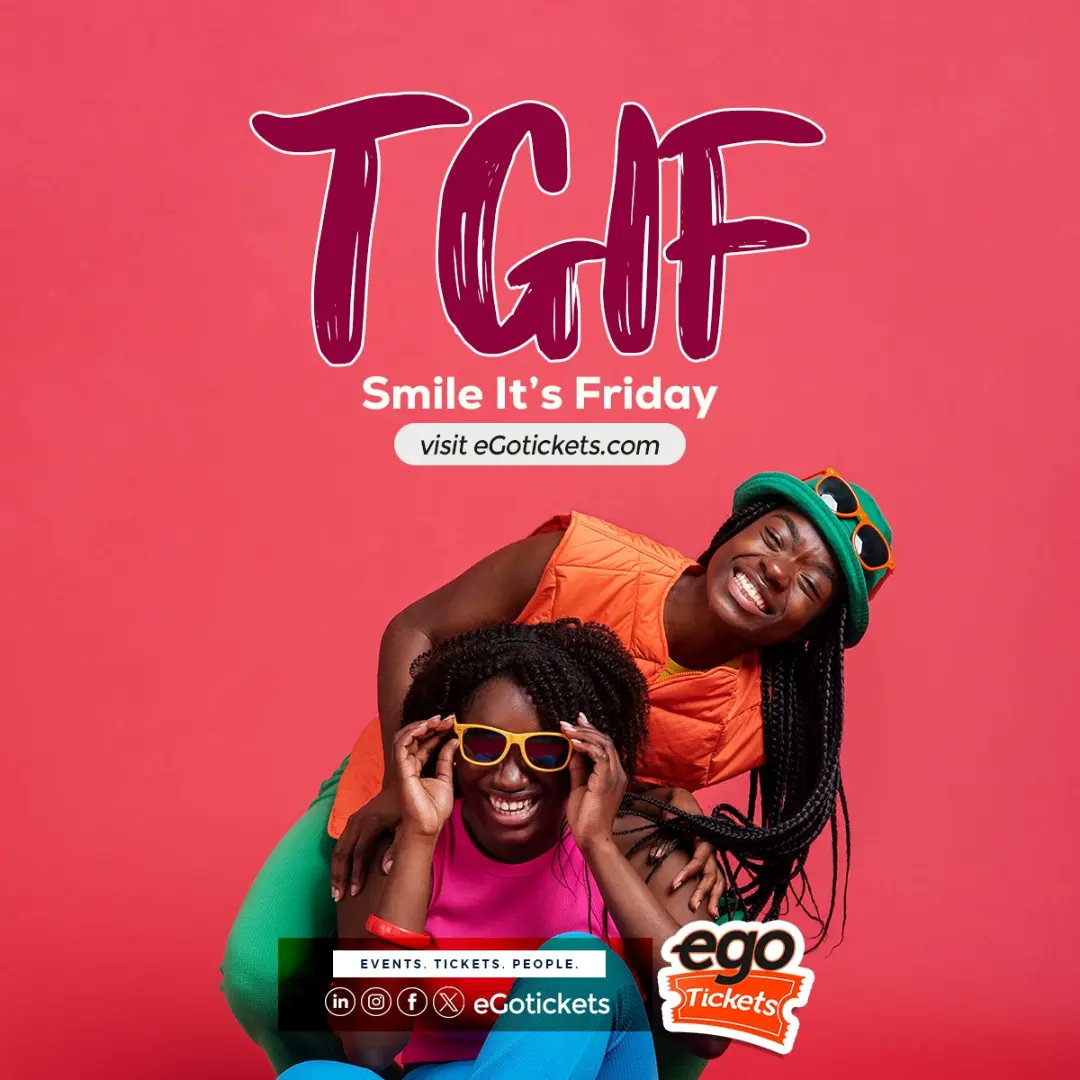 Happy Friday!

Find exciting events on eGotickets.com 

#weekendvibes #eGotickets #accraevents