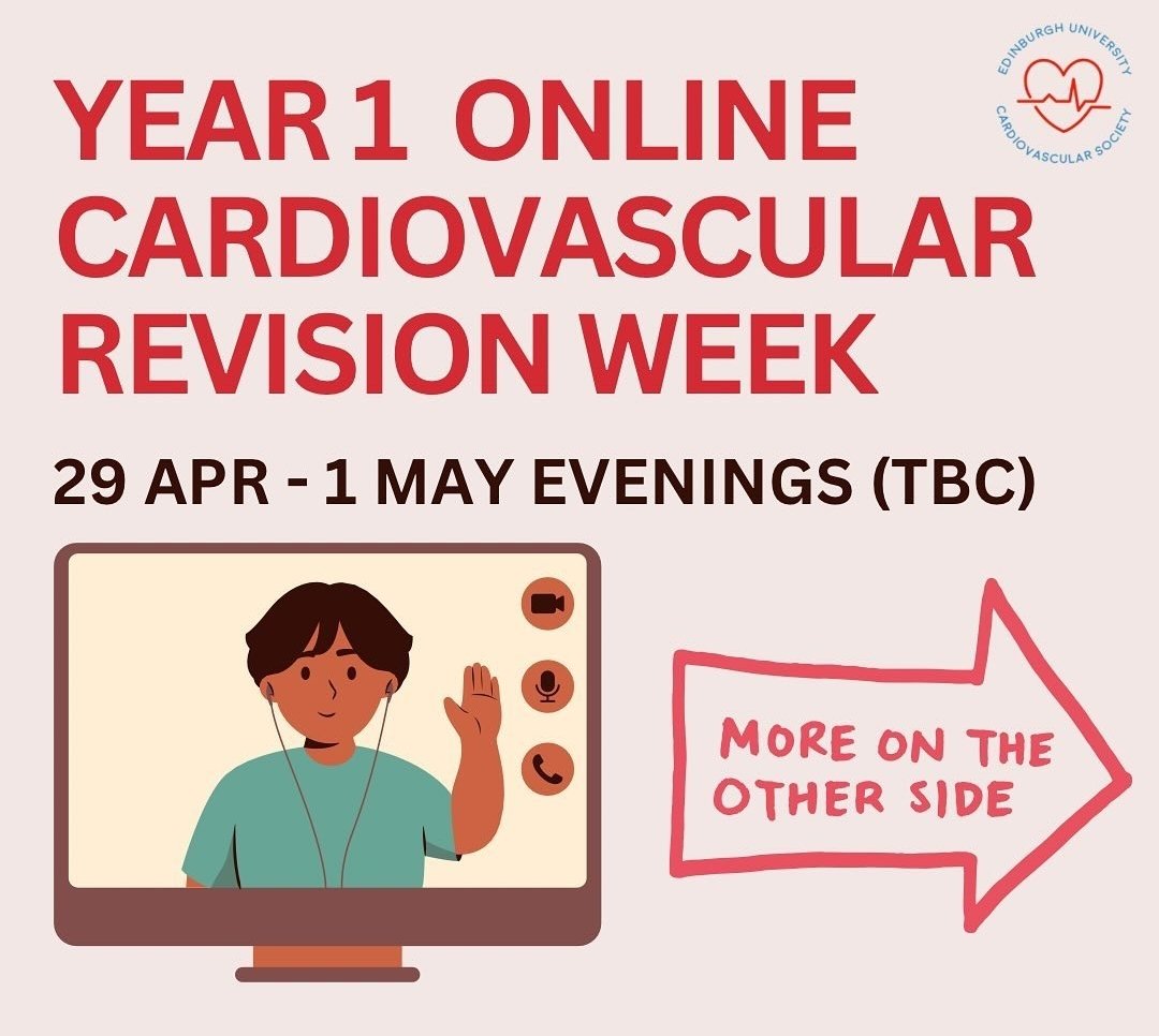 📢🌟SIGN UP to EUCVS Cardiovascular Revision Tutorials!🌟 docs.google.com/forms/d/e/1FAI… MON-WED next week! More details in sign up form! *NOTE*- You must sign up to recieve the zoom link for each day. All welcome!💫 Hope to see you there:)🫀 #teaching #Revision #CardioTwitter