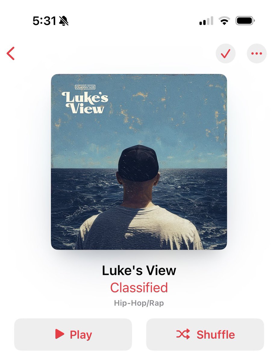 .@classified NEVER MISSES 🙏🏼♥️

And new music the day I’m going on a road trip?! Talk about perfect timing.

#LukesView