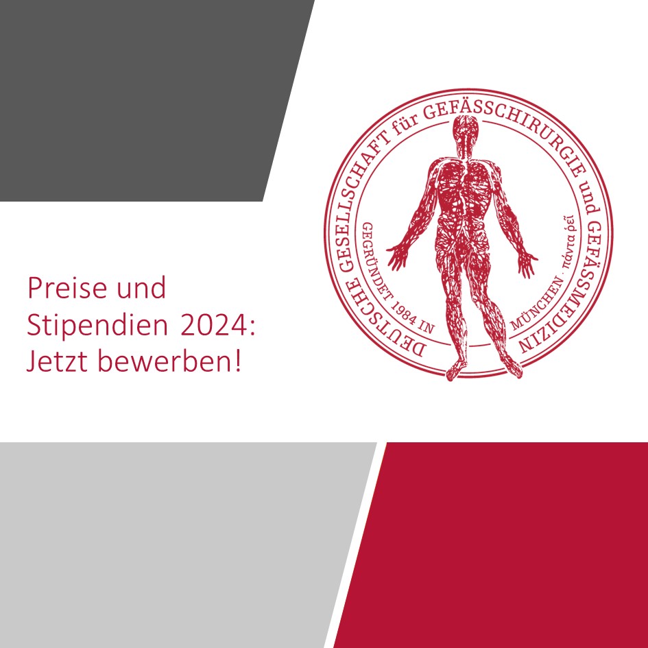 Bis zum 30. Juni 2024 für Preise und Stipendien der DGG bewerben! Eine Übersicht aller Preise und Stipendien sowie Informationen zur Bewerbung finden Sie hier 👉🏻 gefaesschirurgie.de/wissenschaft/p…