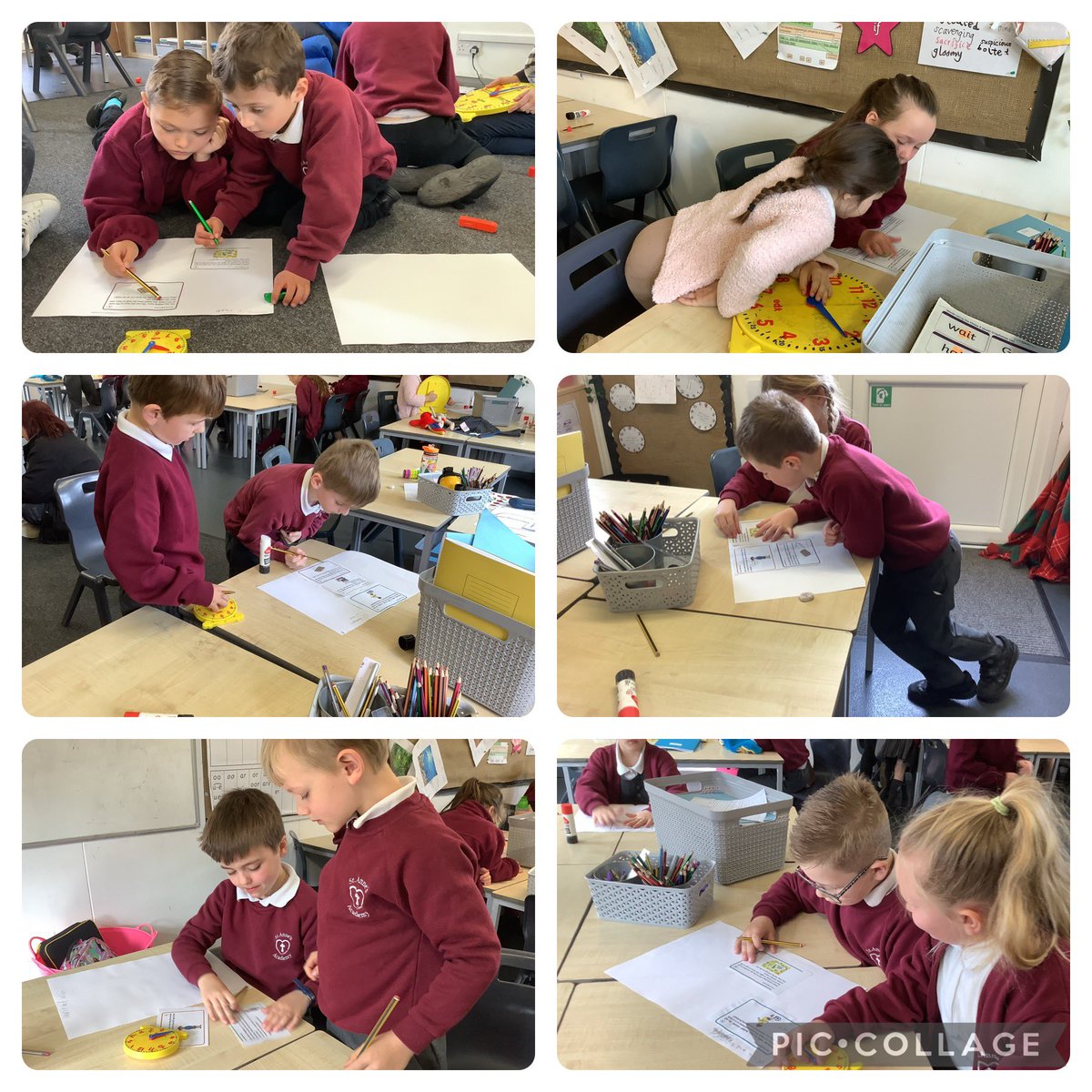 We worked so well with maths partners today to solve some time problems ⏰😃.