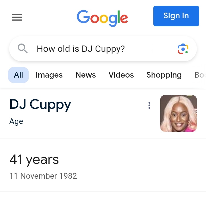 DJ Cuppy is 41 years old???????😳