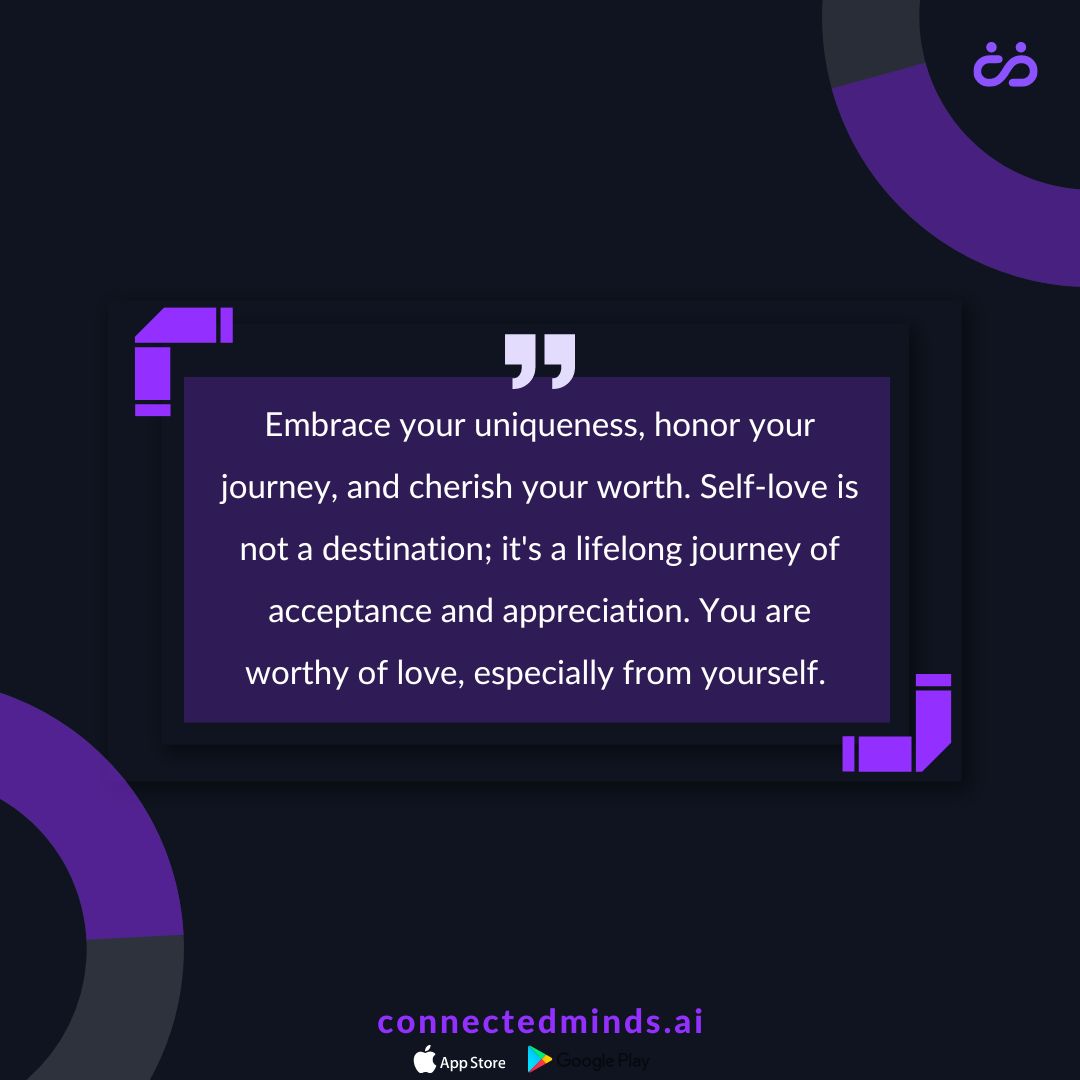 Self-love isn't selfish; it's essential. Embrace your journey, and honor your worth. Remember, you are enough. 
 
#SelfLove #YouAreEnough #MentalWellbeing #SuccessTips
