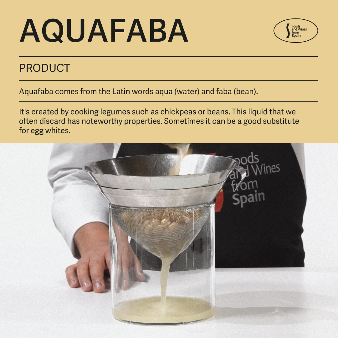 What is aquafaba? Discover this technique that helps to create vegan options as well 👉bit.ly/48WmJnb