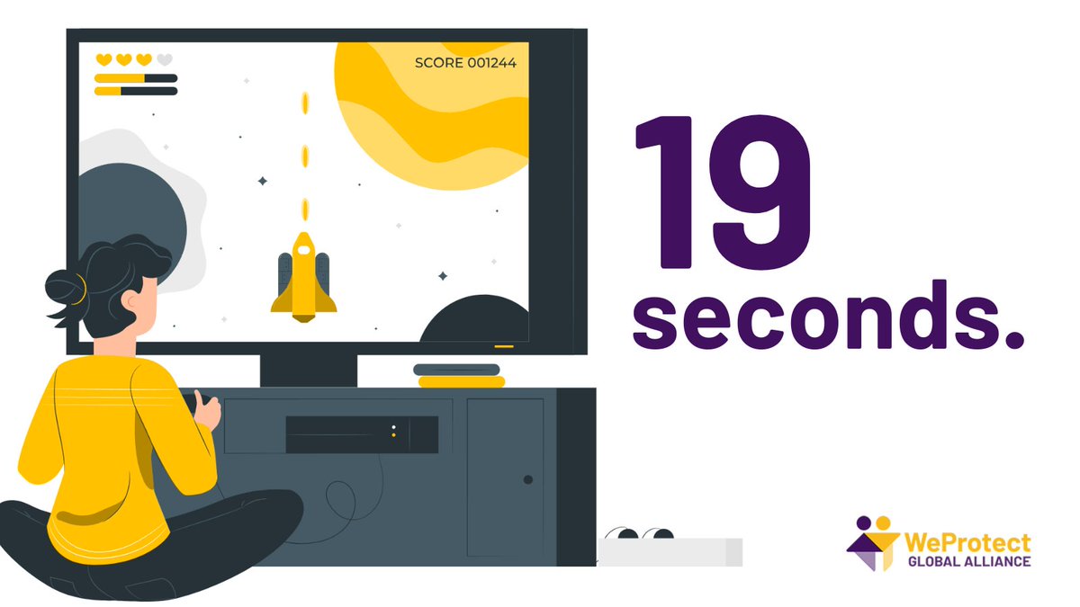 ⚠️Research from @crispthinking shows predators can initiate high-risk grooming conversations with children within a shocking 19 seconds of the first message, taking just an average of 45 minutes. ➡️Read more about trends & emerging threats to children: weprotect.org/global-threat-…