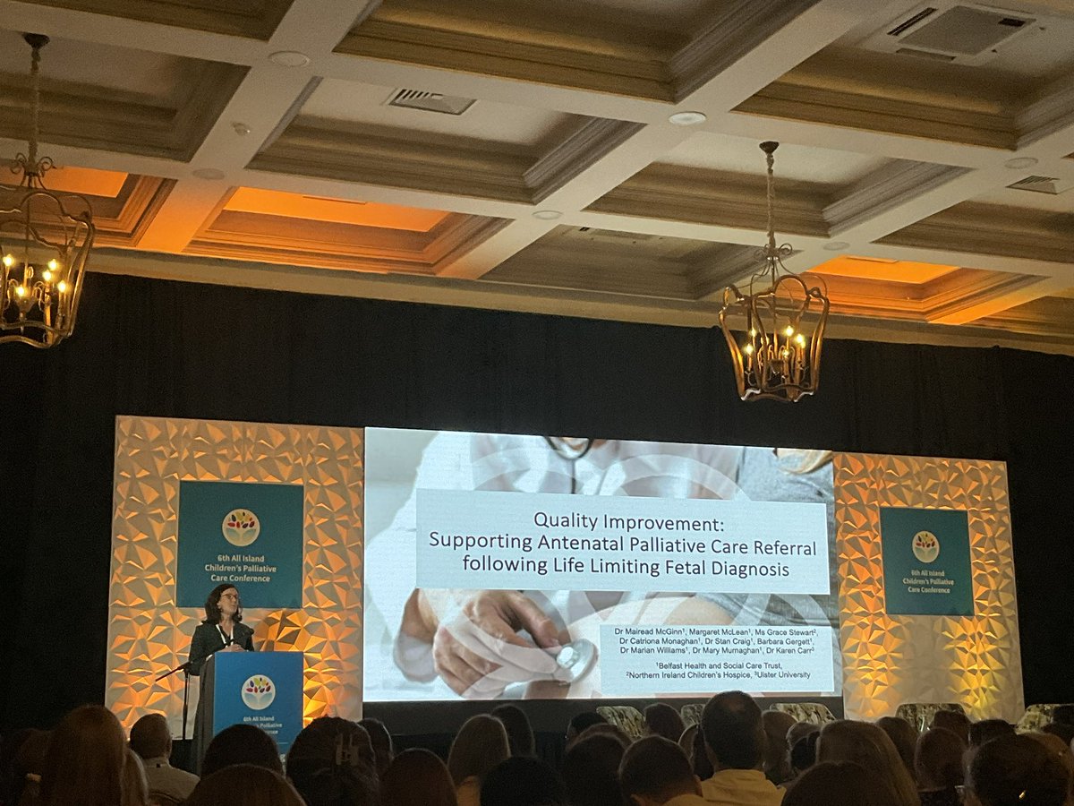 Fantastic Oral Abstract presentations from Vicky Malik, <a href="/LauraLynnHouse/">LauraLynn, Ireland's Children's Hospice</a> and Dr Mairead McGinnis, <a href="/BelfastTrust/">Belfast Trust</a>