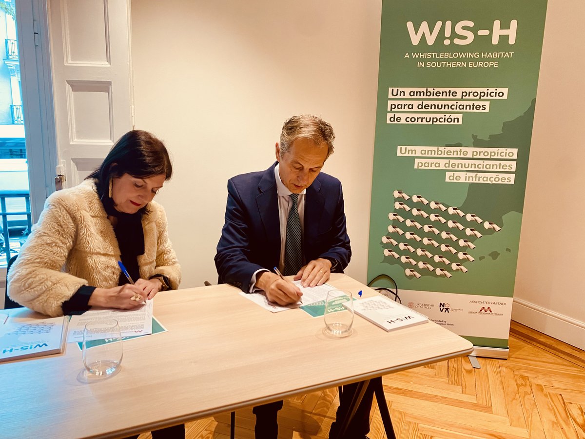 🙏 De la mano, trabajaremos para facilitar el aprendizaje mutuo y la cooperación entre las autoridades y las organizaciones de la sociedad civil para supervisar y apoyar la aplicación de las normas de la UE sobre protección de los denunciantes de irregularidades.