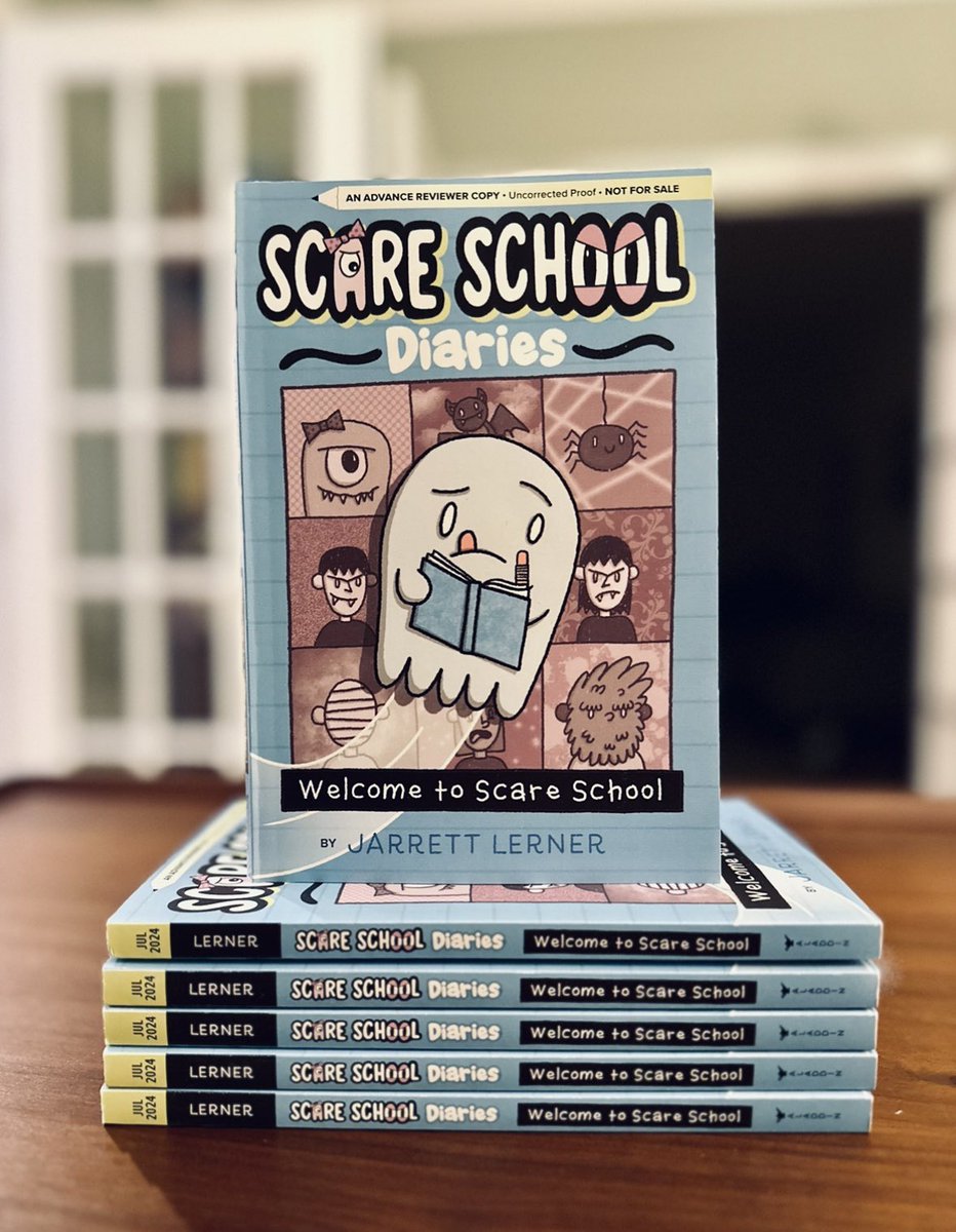 I’ve got a couple extra ARCs of the first book in my newest series, Scare School Diaries, which launches this summer. Want one? To enter to win one, RT/like this tweet and follow me. I’ll randomly pick a winner soon. Bonus entry: tag a pal who might like an ARC, too! 👻