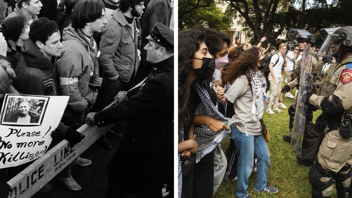 Pro-Palestinian student protests highlight lessons learned from past demonstrations trib.al/DCkWYiz