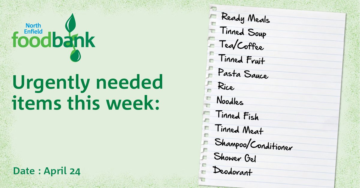 Thank you all for your ongoing generous donations. If you’re thinking of donating this month, here are our needed items. We thank you for all your continued support. 💚