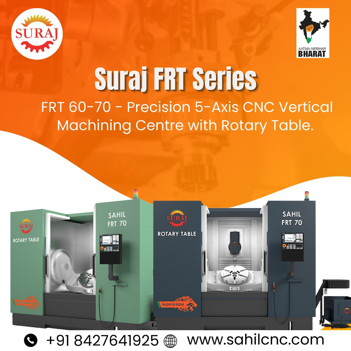 Unlocking Precision: Explore the Surai FRT 60-70, a 5-Axis CNC Vertical Machining Centre with Rotary Table. 🛠️✨
.
.
.
#PrecisionEngineering #CNCMachining #VerticalMachining #RotaryTable #ManufacturingTech #IndustryInnovation #EfficiencyBoost #EngineeringMarvel #tools