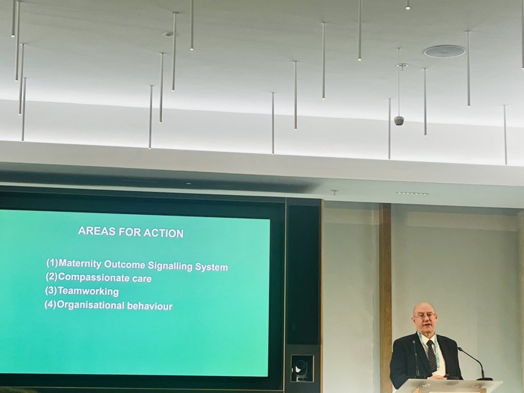 BMFMSNews's tweet image. Dr Bill Kirkup CBE in response to maternity report #actionplans
#maternitysafety #BMFMS24
