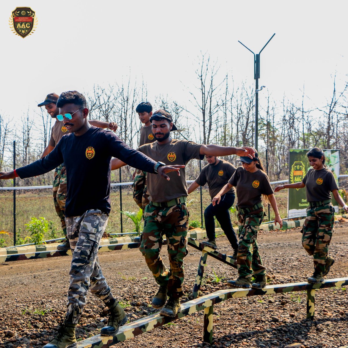 'Training hard, fighting strong! 💪'

Know More:
📞 9226512391

#AchieversAdventureCamp #MilitaryThemedTraining #CentralIndiaAdventure #MilitaryInspiredTraining #PushYourLimits #ChallengeYourself #AdventureFitness #OutdoorTraining #AdventureJoy #AdventureAwaits