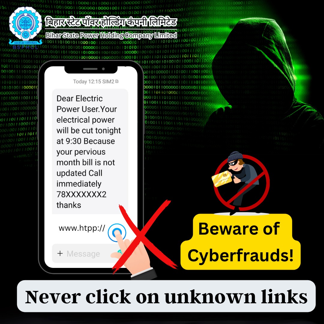 ⚠️ Scammers resorting to new ways of fraud! Beware of fake calls & messages claiming your electricity will be cut at night unless you pay up. Don't fall for their dim tricks! Always verify about such messages at your nearest electricity office. Stay vigilant, stay informed,…
