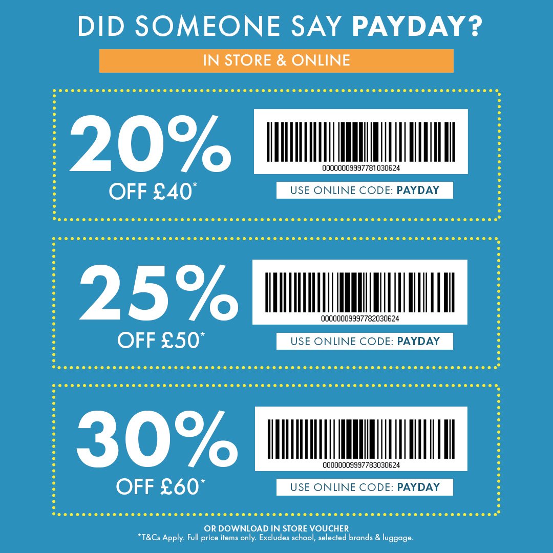 Turn your payday into a playday! 🛍️ Score irresistible deals at @Matalan with their exclusive code PAYDAY Shop and save today! #PaydayPerks #MatalanDeals T&C's apply