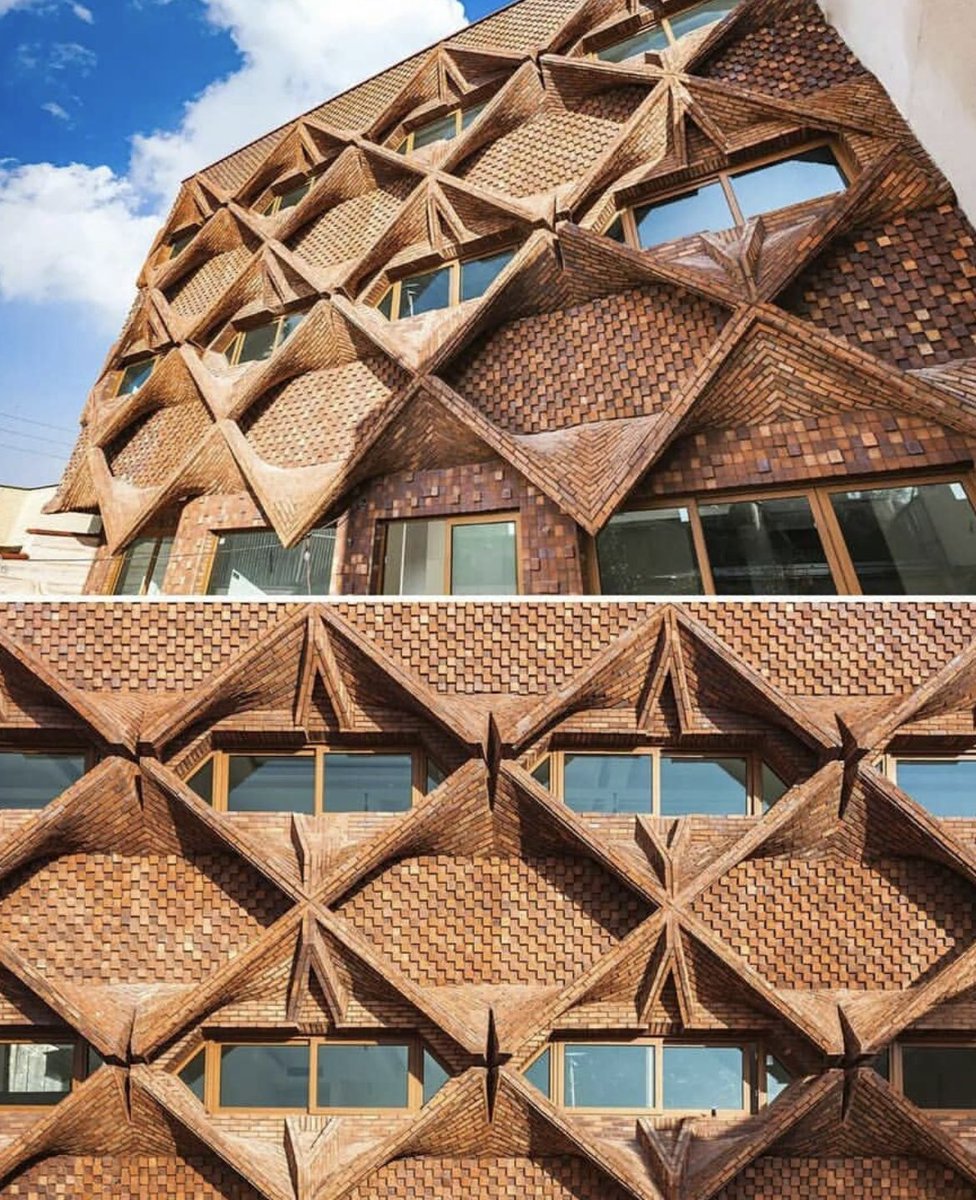 Iranian bricklayers are something else!!! Khayyam project, by Esfandiar Abdshah