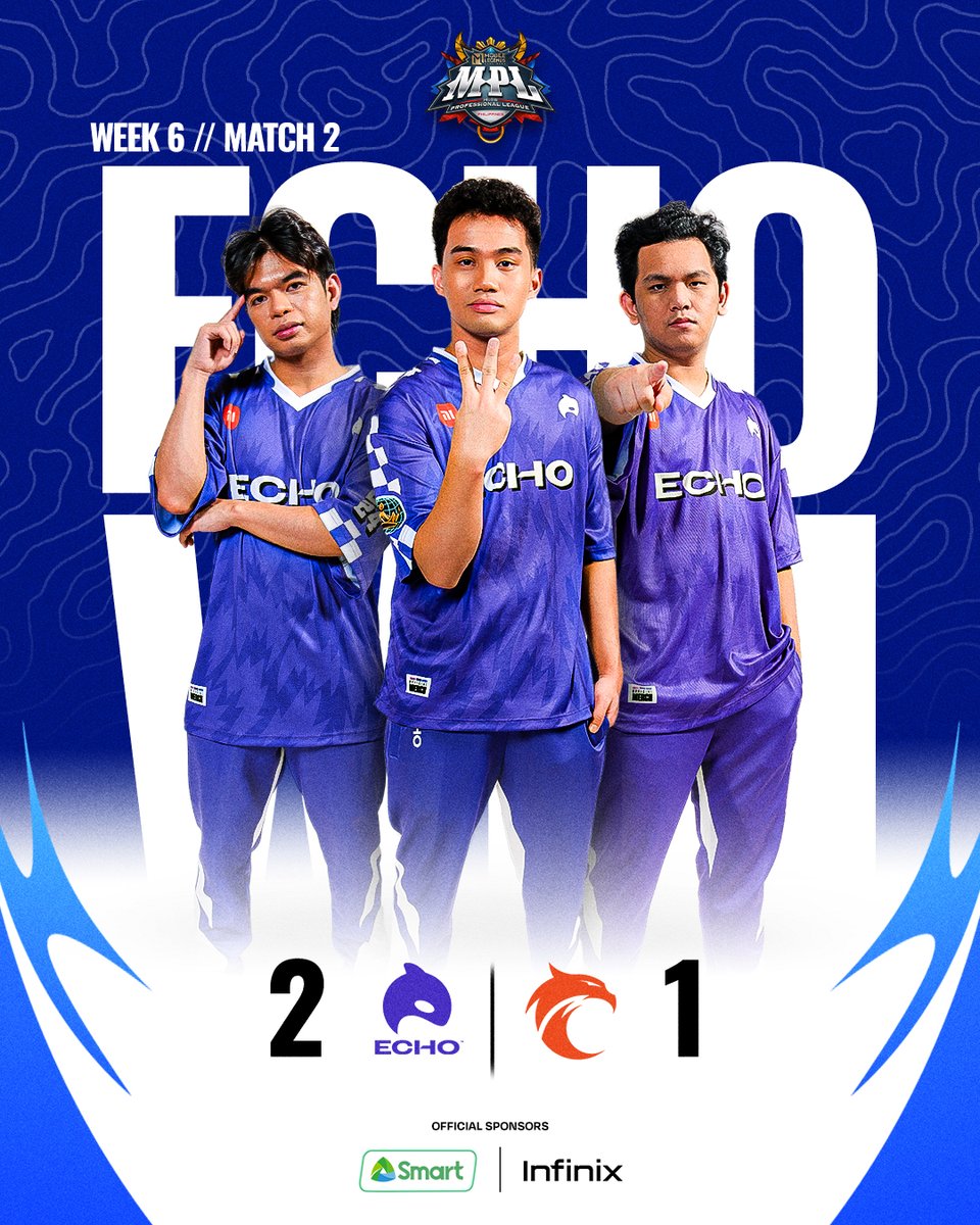 THE DOMINATION OF ECHO EXPRESS! 💜 @echophilippines takes home the win to secure a higher placement in the rankings after denying TNC Pro Team a reverse sweep! 👏 #LakasNgPinas #MPLPhilippines #MPLPH #MLBB