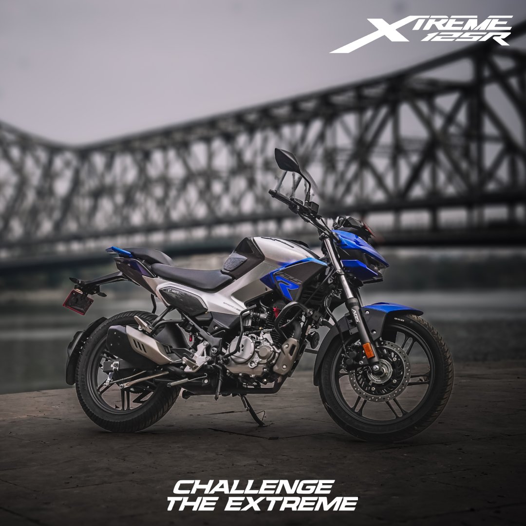 Rev up your ride with Xtreme 125R that challenges the boundaries of performance. #HeroXtreme125R #ChallengetheExtreme