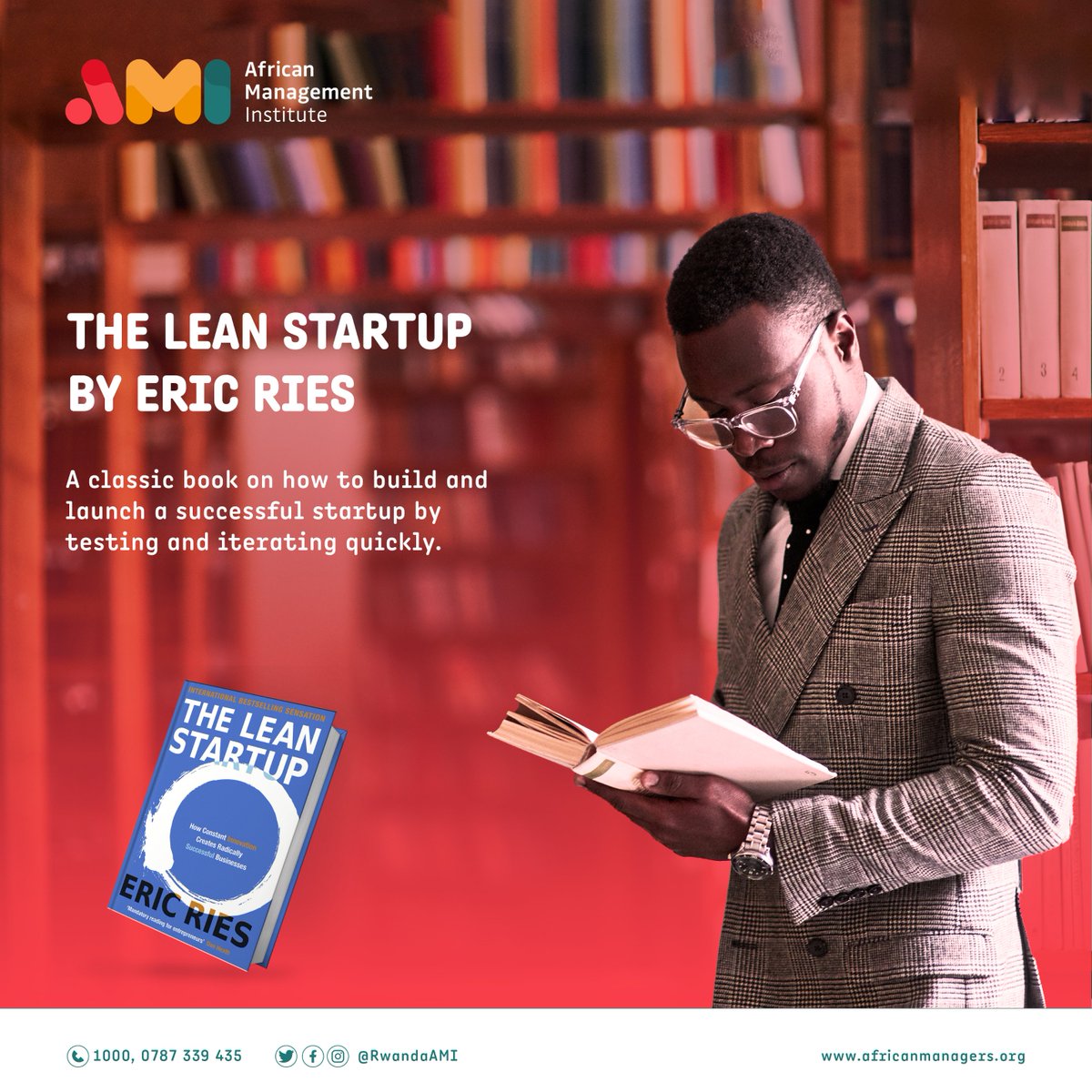 Dive into 'The Lean Startup' by Eric Ries for your startup success playbook! Learn rapid experimentation and iteration techniques to conquer #entrepreneurship challenges. Get ready to turn your startup dreams into reality! #WeekendReads #AMIRwanda