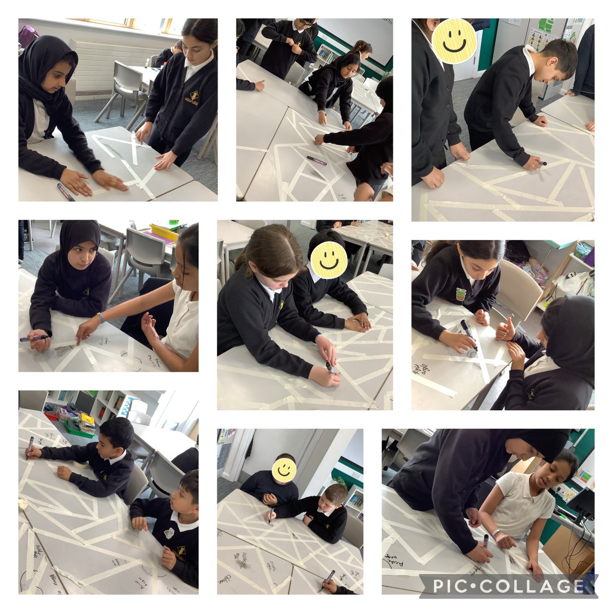 We had so much fun learning about the different types of angles and classifying them into groups using table maths. #Creativity #Confidence #Collaboration #ExcellenceForAll