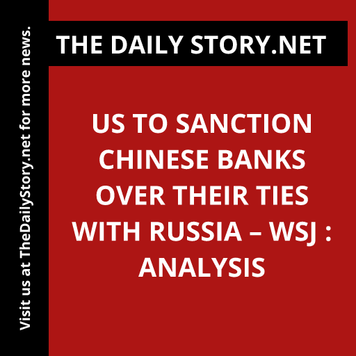 'Breaking: US ready to hit Chinese banks with sanctions for their connections to Russia, according to WSJ analysis. #USsanctions #Chinesebanks #RussiaTies'
Read more: thedailystory.net/us-to-sanction…