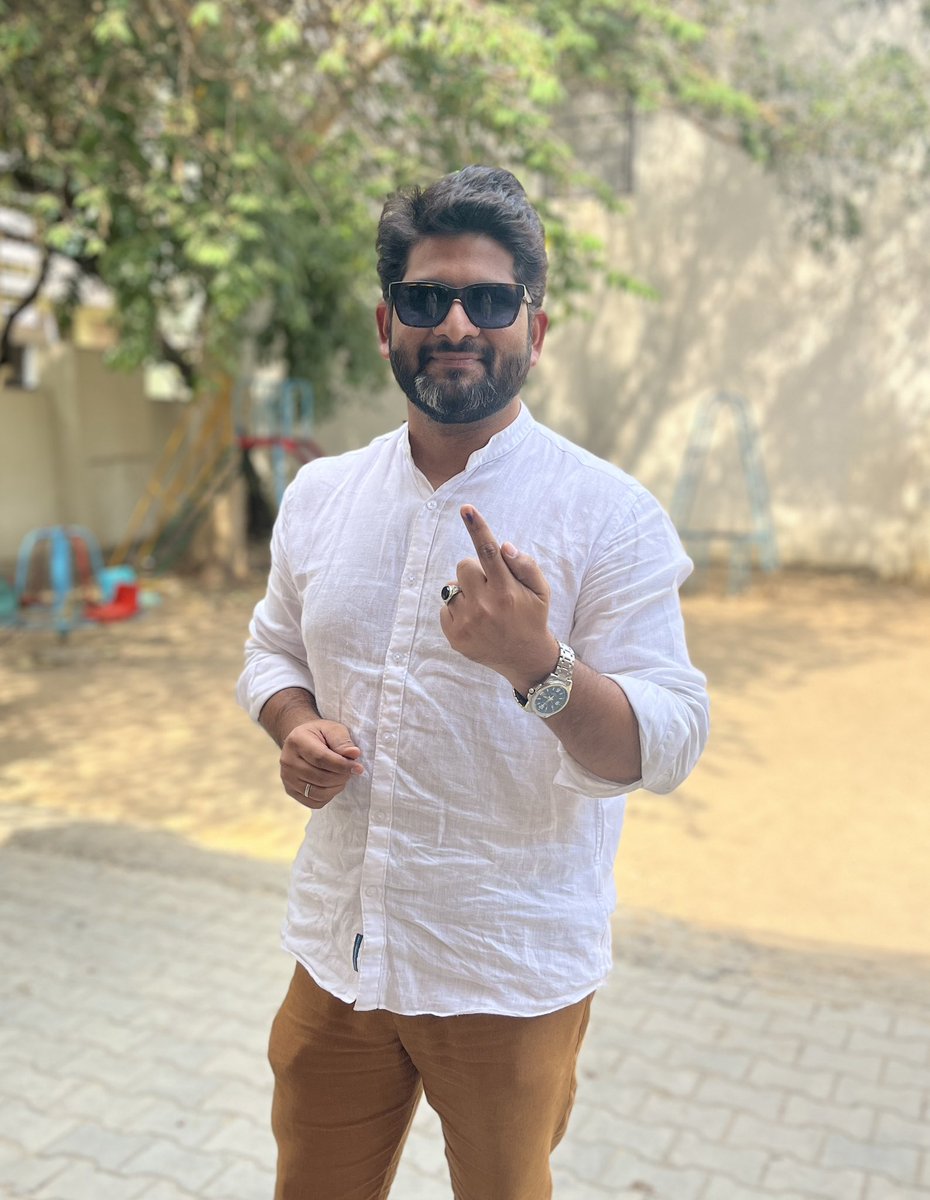 I exercised my “power “ today on the “festival” of Democracy! Did you !? 😊🇮🇳 #vote #democracy #election #india #loksabhaelection2024 #myvote #myright