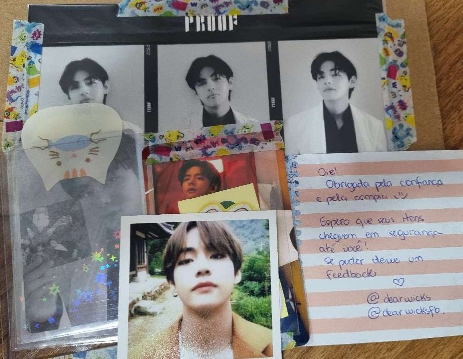 carlapurple's tweet photo. Feedback positivo pra @dearwicksfb por me vender esses PCs do Taetae ! Chegou tudo certinho e perfeito! Obrigada 💜 https://t.co/kdag8xlxbD