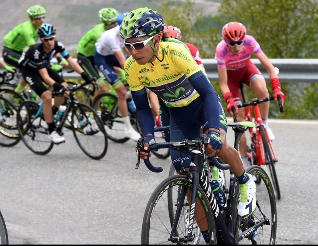 Nairo Quintana (Col) winner of the Tour of Romandie in 2016.