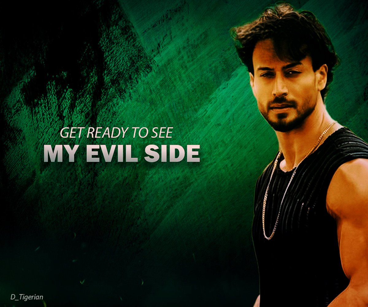 Embracing my evil side like a mischievous shadow #EvilSide #MischievousMe #EmbraceTheDarkness #tigershroff #tigerjackieshroff #tigerians #hrithikroshan #shraddhakapoor #tigerian #ayeshashroff #tigershroffedits #baaghi2 #ganapath #heropanti #tarasutaria