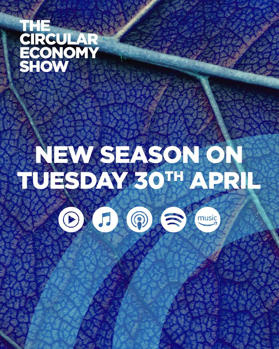 The Circular Economy Show podcast is back! In the new season of the Circular Economy Show, we're meeting the people working to scale the circular economy; we'll learn what a world without waste means for global supply chains and more. Link: links.emf.org/4b7zL2y