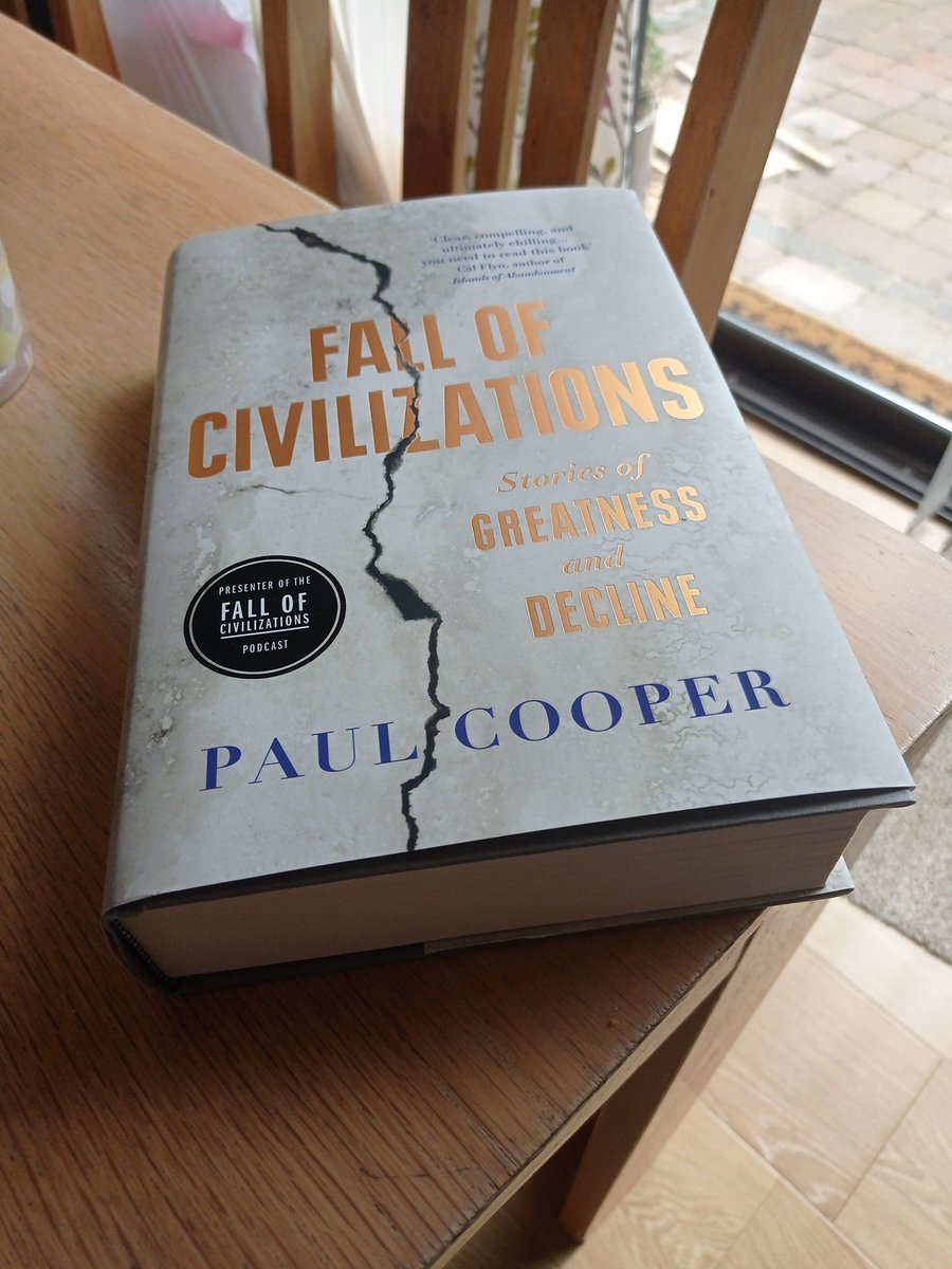 thomasn1979's tweet photo. @PaulMMCooper @Duckbooks Copy delivered of #FallofCivsLaunch  and looking forward to getting a read. https://t.co/uZ0wVQkOfx