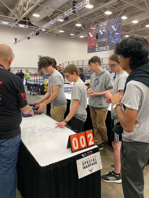 Tune in to the Science Division to watch Enigma continue with the qualifying rounds at Worlds!
 vexworlds.tv/#/channels/all