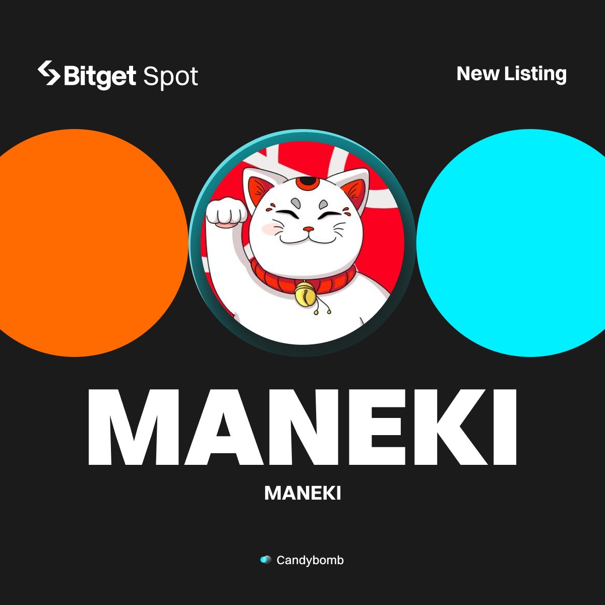 New Listing - $MANEKI @UnrevealedXYZ #Bitget will list MANEKI/USDT with $11,000 worth of $MANEKI up for grabs! 🔹Deposit: opened 🔹Trading starts: April 26, 12:00 PM (UTC) More details: bitget.com/en/support/art… #MANEKIlistBitget