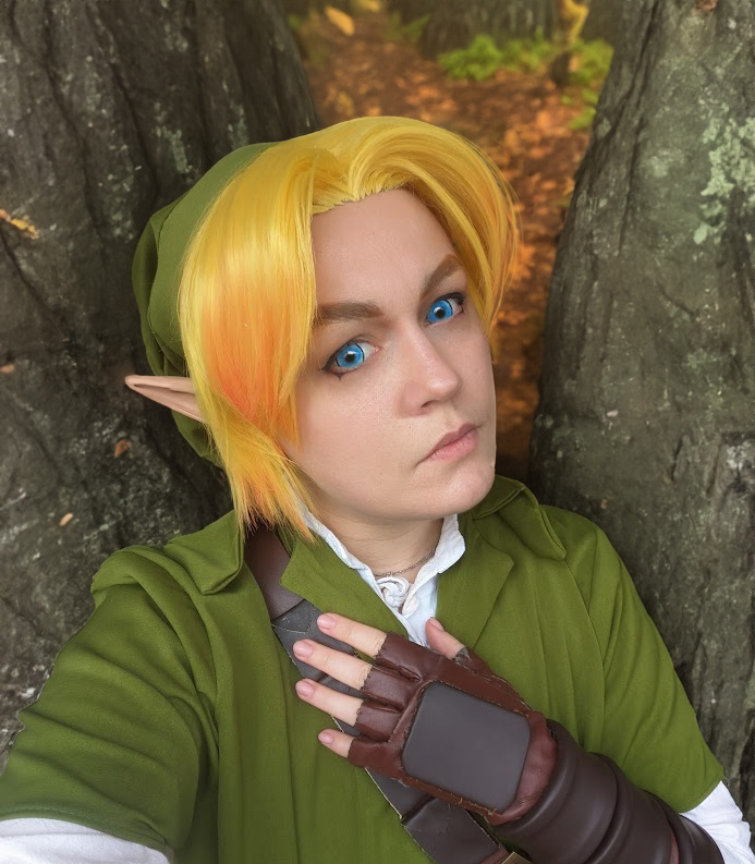 Losing my blue tick mark again for me as OoT Link #newpfp #Link #Zelda #OcarinaofTime #TheLegendOfZelda #cosplay