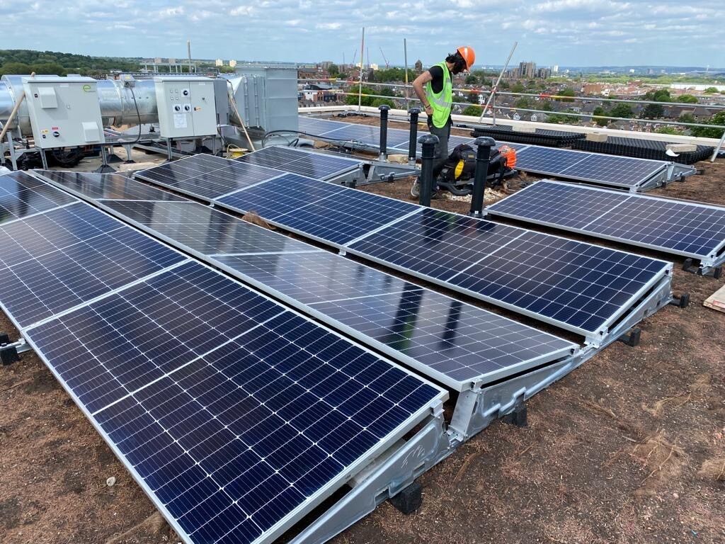 Cover your roof in solar panels. Protect your business from rising utility rates and enjoy reliable power. #CostSavings #GenerateYourOwnEnergy