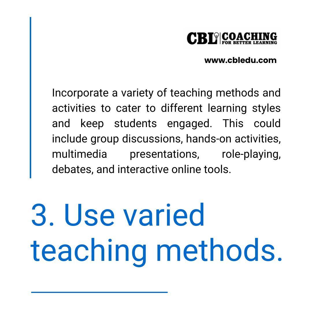 CBLTextbooks's tweet image. Teachers: Here are four ways to boost student engagement in the classroom.
Help other teachers and share this info.
Also, be sure to follow us for more tips like this!

#teachingtips #studentengagement #classroompractices #education #adulteducation #lifelonglearning  #edutwitter