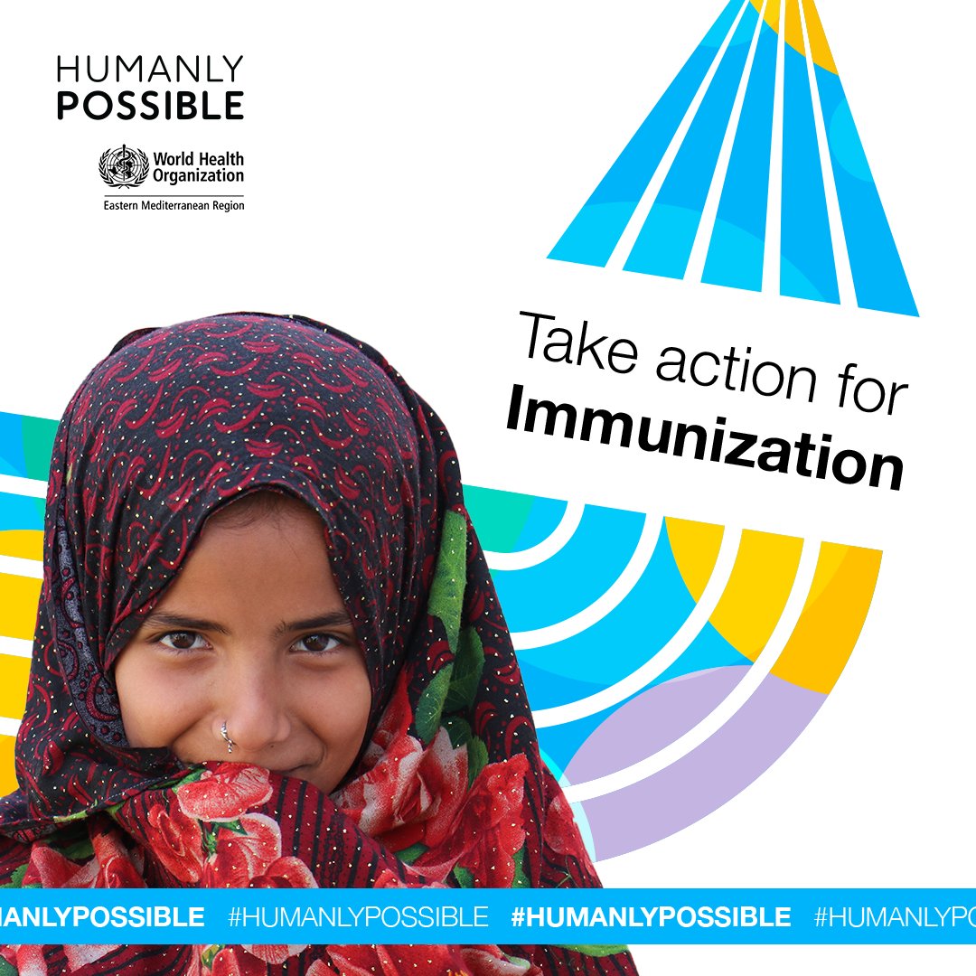 All 22 countries in @WHOEMRO Region have now introduced the hepatitis B vaccine. They’ve also introduced the Hib vaccine, which protects against the bacterium that causes meningitis It’s HumanlyPossible to protect everyone from life-threatening infections #WorldImmunizatonWeek