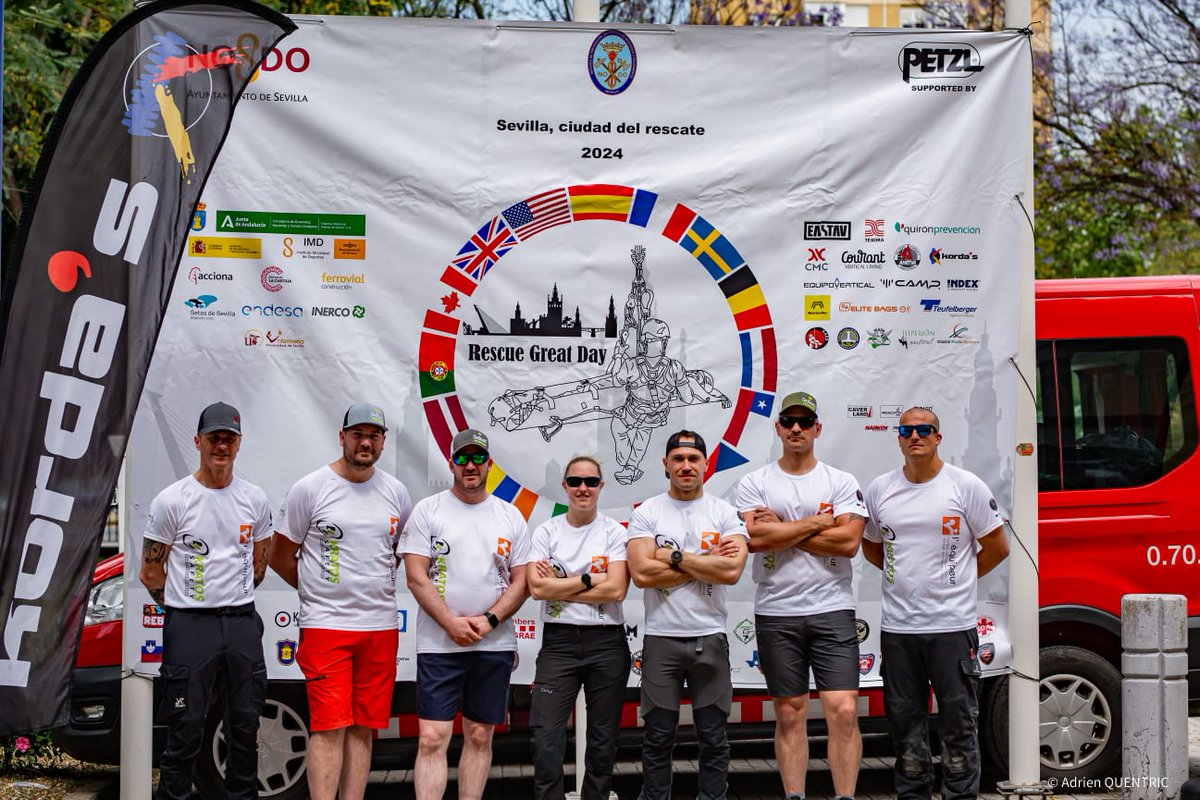 Cette année, l’équipe de secours en milieu périlleux du Sdis, est engagée sur le #RescueGreatDay24, évènement similaire au #Grimpday  🪢
35 équipes venant du monde entier s'affronteront toute cette fin de semaine.
Bonne chance 🤞
📸 <a href="/AdrienQuentric/">AQ_Photographie / Photographe opérationnel SDIS 91</a>